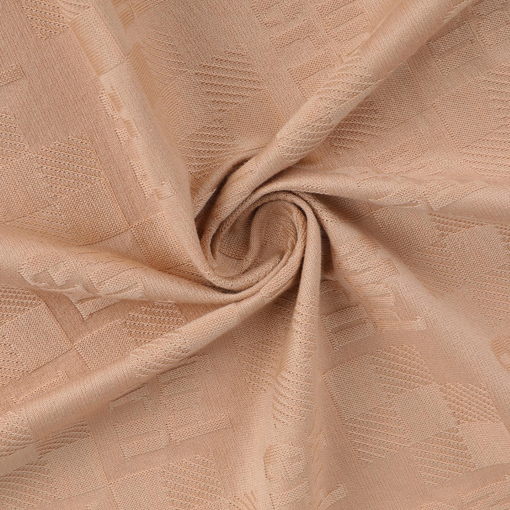 Confortável tecido de malha de transferência Mercerizado Jacquard Mercerized