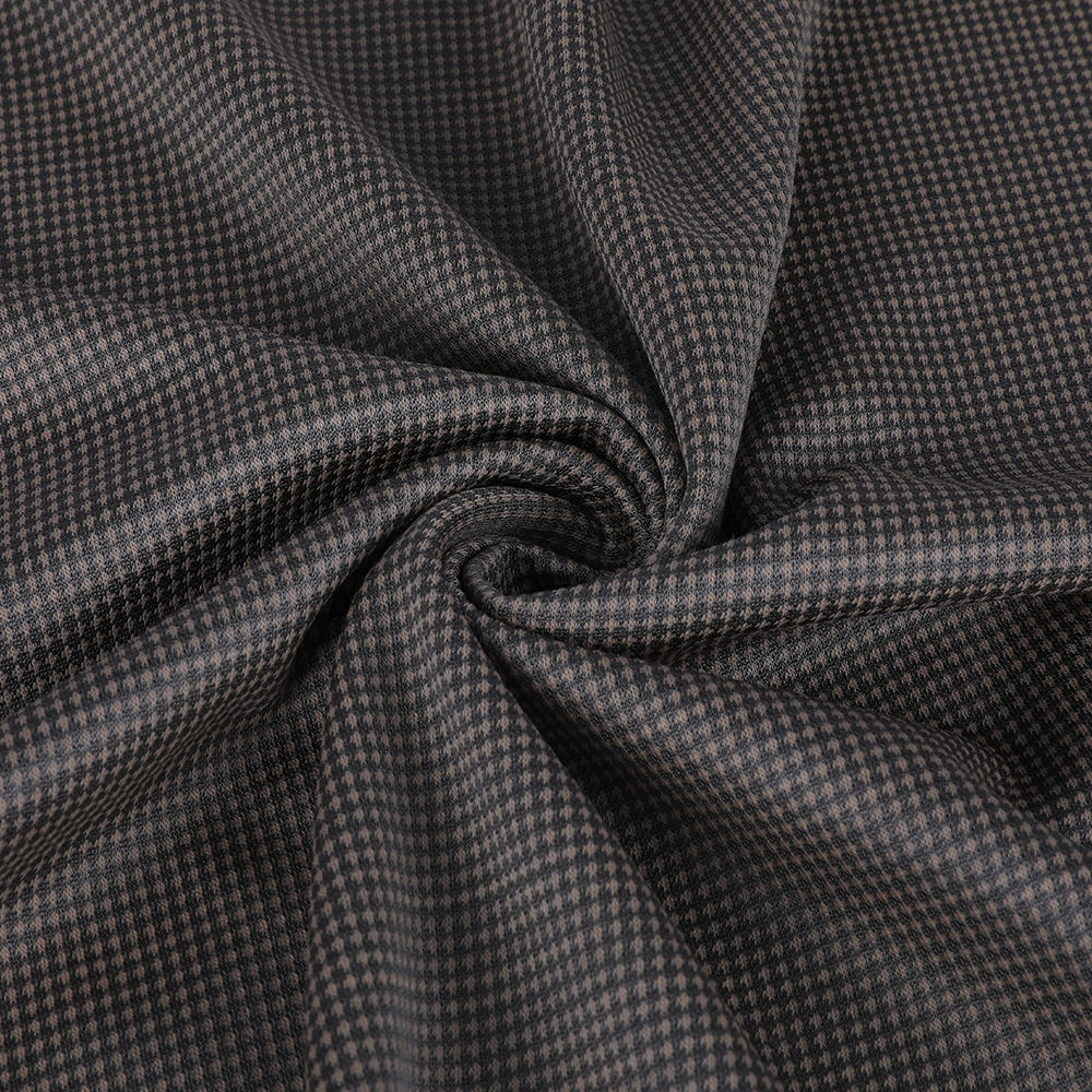 Tecido de lã de seda dupla à prova de encolhimento Jacquard