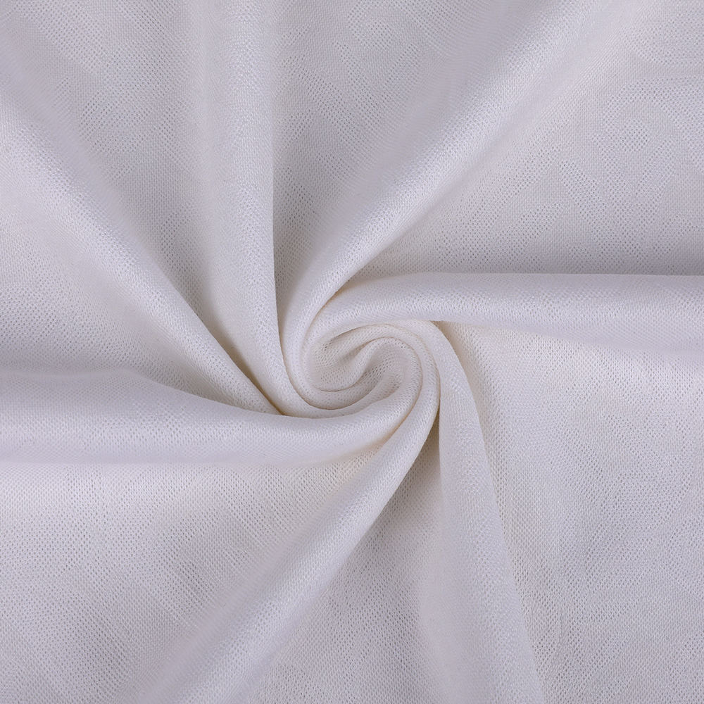 Luxo Intertravamento Jacquard Fazenda de seda para a pele adequada para mulheres