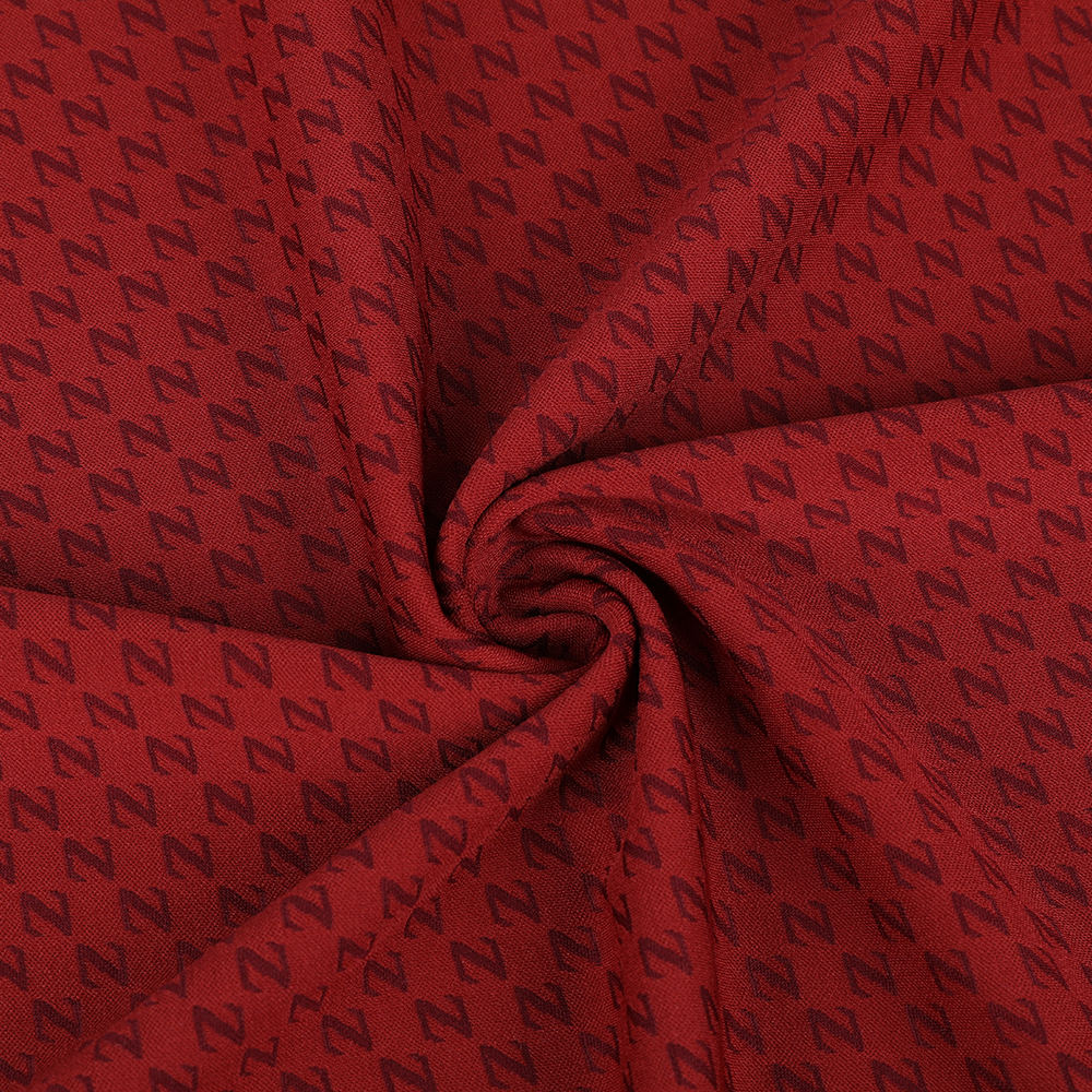 Tecido de malha de spandex de poliéster Jacquard de dupla face adequado para mulheres